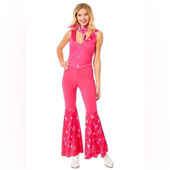 Barbie Pants - Barbie Movie Barbie Cowgirl Halloween Costume for Women sz M